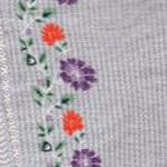 heather grey vine embroidery