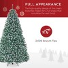 Best Choice Products Artificial Frosted Christmas Tree, Premium Unlit Spruce Design, Dense Branches – Blue Spruce - 4 of 4