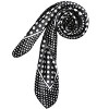 Allegra K Women's Floral Leopard Polka Dots Striped Print Square Kerchief Neck Scarf Shawl - 2 of 4