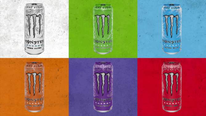 Monster Energy, Ultra Sunrise - 16 fl oz Can, 2 of 6, play video
