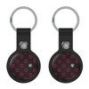 NCAA SEC Universities Fashion Pattern Black Airtag Holder 2-Pack - 2 of 4