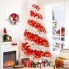 SKRAN 6FT Candy Cane Christmas Tree, Red & White Stripe Christmas Tree, Creative Decorated Trees With 900 Bendable Branches For Holiday Decoration - 3 of 4