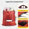 Hachikiko Drawstring Backpack Water Resistant String Bag Sports Sackpack Gym Sack with Side Pocket for Men Women - 2 of 4