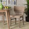 2pc Enver Rattan and Wood Dining Chair Set Natural/Brown - bali & pari: Handcrafted, Indonesian Origin - 2 of 4