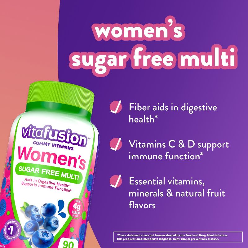 Vitafusion Women&#39;s Sugar Free Gummies - 90ct, 4 of 10