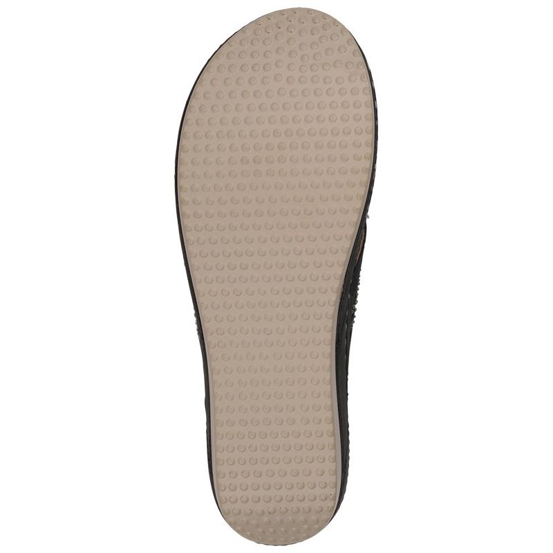GC Shoes Bari Embellished Perforated Comfort Slide Wedge Sandals, 5 of 6
