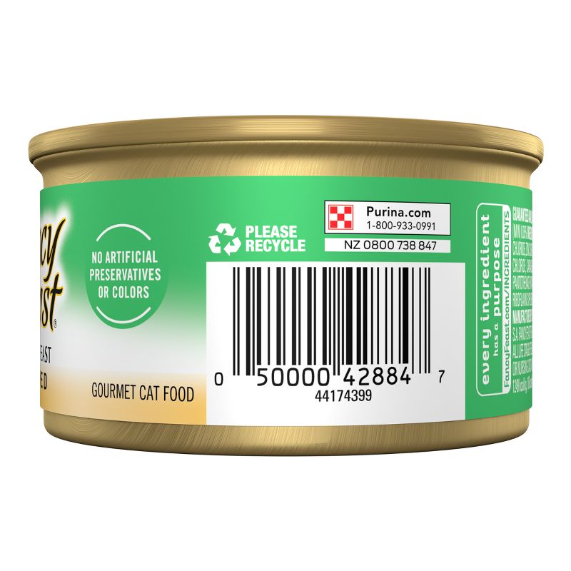 Purina Fancy Feast Flaked Wet Cat Food - 3oz Can, 6 of 8
