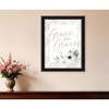 HomeRoots Grace Upon Grace Black Framed Print Wall Art - 2 of 3