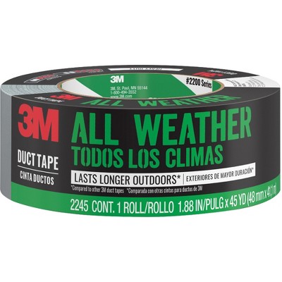 3M Duct Tape All-weather 1.88"x45yards Gray 2245A