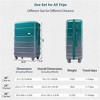 BEAFUP Set of 3 Luggage, ABS Hardshell Hardside Lightweight Durable Suitcase sets, Spinner Wheels Suitcase with TSA Lock 20''24''28'' - 3 of 4