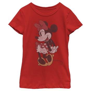 Girl's Disney Faded Retro Minnie T-Shirt