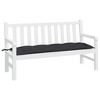 vidaXL Garden Bench Cushion Black 59.1"x19.7"x2.8" Oxford Fabric - 3 of 4