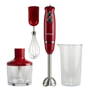 National® 500-Watt Multi-Purpose 4-in-1 Immersion Blender with Attachments - 1 of 4