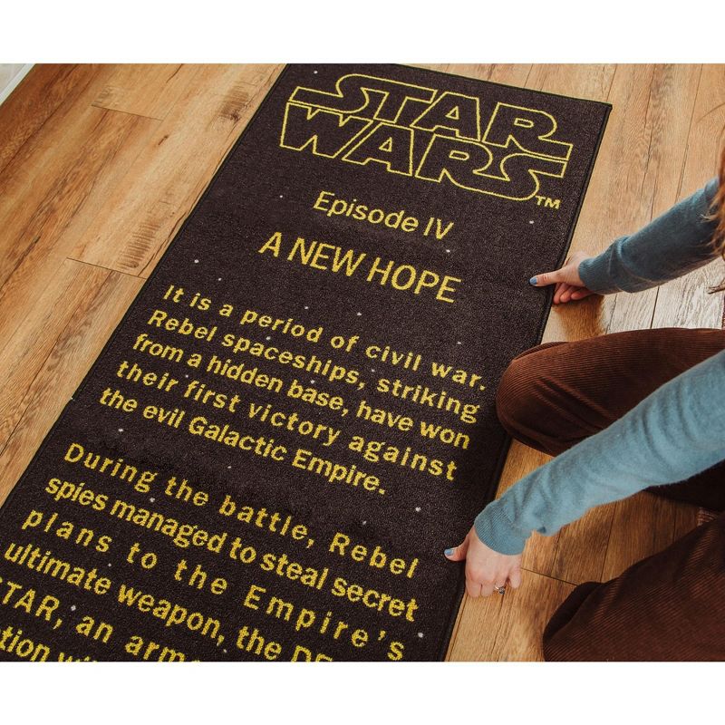 Ukonic Star Wars: A New Hope Title Crawl Printed Area Rug | 26 x 77 Inches, 4 of 7