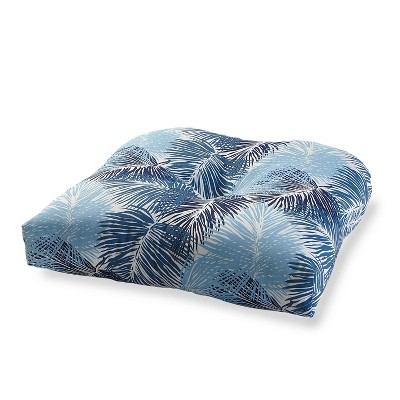 Caesar Single U Chair Cushion Indigo - Terrasol