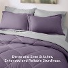 Bedsure Comforter Set - 7 Pieces Reversible Bed Set for All Seasons, Bed in a Bag with Down Alternative Comforter, Sheets, Pillowcases & Shams - 4 of 4