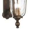 Minka Lavery Rustic Outdoor Wall Light Fixture Bronze Alder Silver 26 3/4" Clear Seedy Glass for Post Exterior Porch Yard Patio - 4 of 4