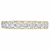 Pompeii3 2 Ct Lab Created Diamond Eternity Ring Womens Wedding Band 14k Yellow Gold - 3 of 4