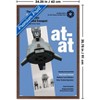 Trends International Star Wars: Moving At Lightspeed - AT-AT Framed Wall Poster Prints - 3 of 4