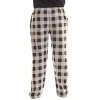 #followme Men's Poplin Pajamas - Buffalo Plaid Pajama Pants for Men with Pockets- Lounge & Sleep PJ Bottoms - 3 of 3
