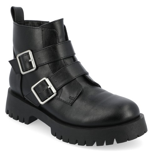 Women's Zea Combat Boots - Wild Fable™ Black : Target