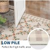 Coucheta Floral Runner Rug, Machine Washable Non-Slip Low Pile, Boho Print Area Rug for Hallway Kitchen Bedroom, Multiple Sizes & Colors - 4 of 4