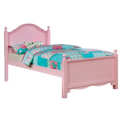 Ranallo Contemporary Plank Panel Platform Twin Bed Pink - HOMES: Inside + Out