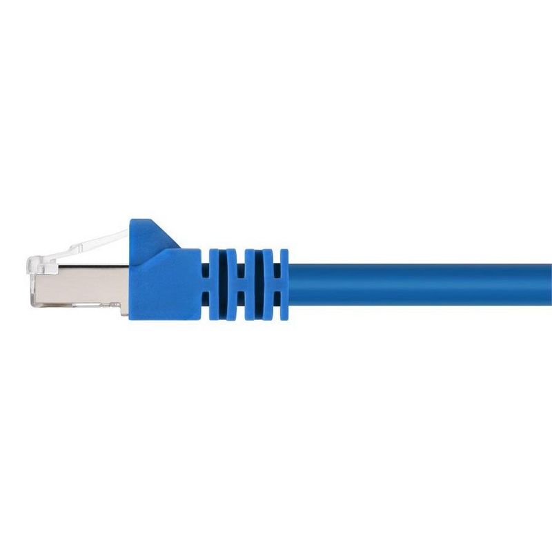 Monoprice Cat6A Ethernet Patch Cable - 50 Feet - Blue | Snagless RJ45, Stranded, 550Mhz, STP, Pure Bare Copper Wire, 10G,26AWG, 2 of 7