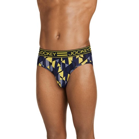 Jockey Mens Active Mesh Low-rise Brief Underwear Bikini Briefs Nylon S Sun  Yellow : Target