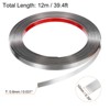 Unique Bargains Self-Adhesive Stainless Steel Mirror Finish Peel and Stick Wall Trim - 2 of 4