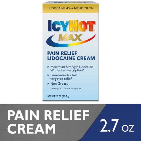 Icy Hot With Lidocaine Pain Relieving Cream - 2.7oz. : Target