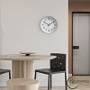Clockswise Black Analog Clock – Silent, Non-Ticking for Wall, Office Desk, Table and Shelf, Battery-Operated Perfect for Home Office - 4 of 4