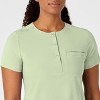 Wink RENEW Women's Mandarin Collar Tuck-In Scrub Top, XS. - 3 of 4