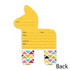 Big Dot of Happiness Let's Fiesta - Shaped Fill-in Invitations - Fiesta Invitation Cards with Envelopes - Set of 12 - 3 of 4