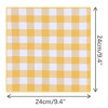 INSPIRE CHIC Men's Buffalo Check Cotton Pocket Square - 2 of 4