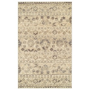 Modern Floral Abstract Indoor Area Rug or Runner by Blue Nile Mills - 1 of 4