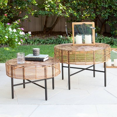 target round outdoor table
