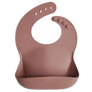 Mushie Silicone Baby Bib - 1 of 4