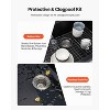 VEVOR 33 inch Kitchen Sink Workstation, Top Mount Granite Sinks, Drop-In Single Bowl Farmhouse Basin with Multiple Accessories, Black - 4 of 4