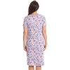 Dreamcrest Womens Nightgown with Lace Trim  Short Sleeve Sleepwear Pajamas with Stretch  Solids & Prints - 3 of 3