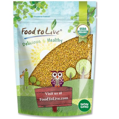 Organic Fenugreek Seeds - by Food To Live