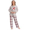Collections Etc Cardinal &poinsettia Pj Set - 2 of 4