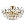 Elegant Lighting Emilia 18 inch flush mount in brass - 3 of 4