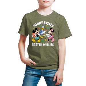 Boys' - Disney - Bunny Kisses Easter Wishes Short Sleeve Graphic T-Shirt - 1 of 4