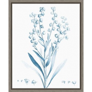 Amanti Art Antique Botanical in Blue I by Vision Studio Canvas Wall Art Print Framed 16 x 20-in. - 1 of 4