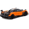 Pagani Huayra BC Arancio Saint Tropez Orange and Black "Global64" Series 1/64 Diecast Model Car by Tarmac Works - 3 of 4