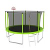 12ft Recreational Trampolines With Net & Basketball Hoop System 880LBS Total Weight Capacity Heavy Gauge Galvanized Steel Construction - 3 of 4