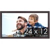 PosterPalooza | Panoramic Textured Brown Picture Frame - UV Acrylic, Foam Board Backing, Hanging Hardware - 2 of 4