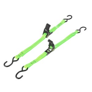 Unique Bargains Polyester Quick Release Buckle Anti-Scratch Hooks Versatile Boat Trailer Transom Tie Down Straps 1763lbs 1 Pcs - 1 of 3