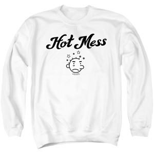 Men's Diary Of A Wimpy Kid I'M Kind Of A Hot Mess Roderick Crewneck Sweatshirt - 1 of 4